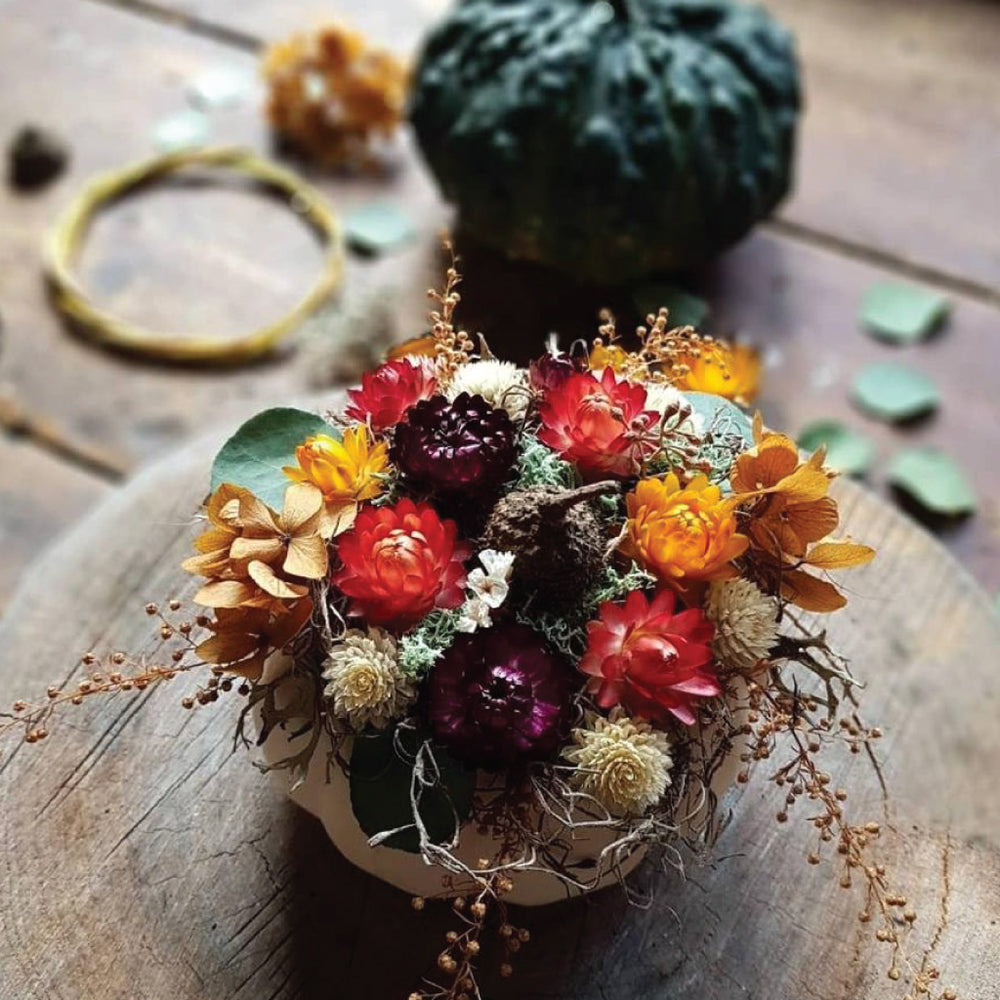 Morning Dew Farms | Dried Flower Pumpkin Workshop (Sat. Oct. 26 @ 2 PM)